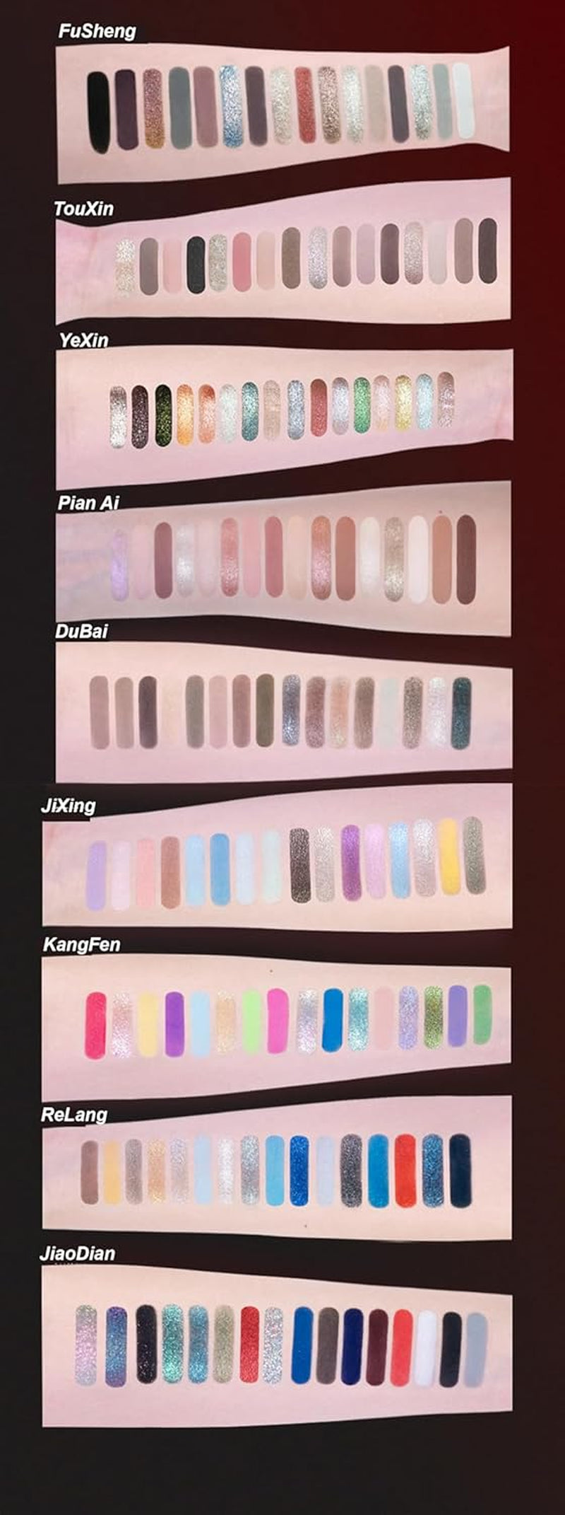 Qianyan Eyeshadow Palette,16/24 Colors